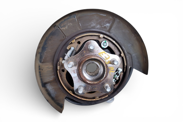 Infiniti Q50 14-23 Rear Left/Drivers Knuckle Spindle 43019-5CA0A, E075, OEM, 2014, 2015, 2016, 2017, 2018, 2019, 2020, 2021, 2022, 2023