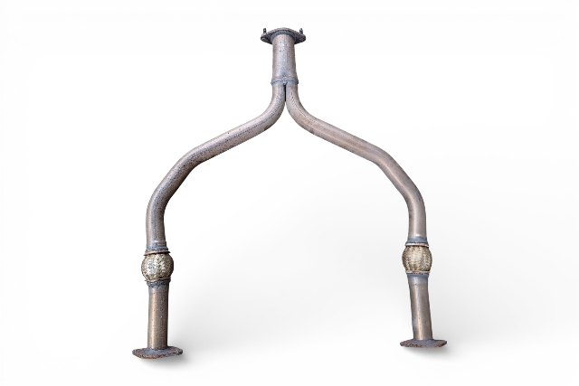 Infiniti Q50 16-20 Front Exhaust Tube Y Pipe Sub Muffler, 20020-4GA0A, E075, OEM, 2016, 2017, 2018, 2019, 2020