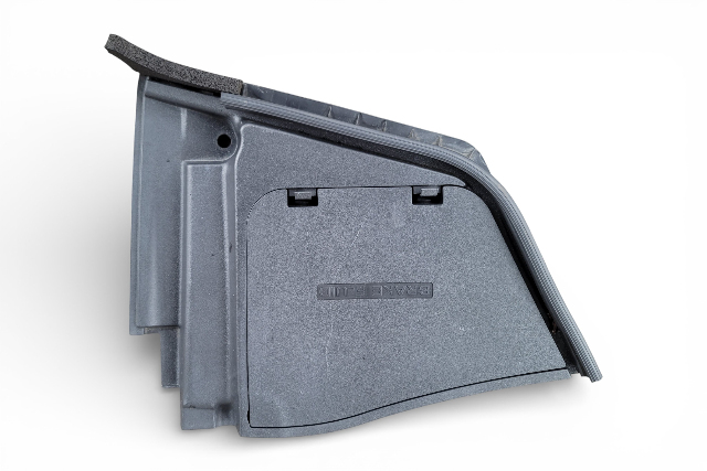 Infiniti Q50 14-23 Left Under Hood Plastic Battery Cover Protector 64895-4GF0A, E075, OEM, 2014, 2015, 2016, 2017, 2018, 2019, 2020, 2021, 2022, 2023