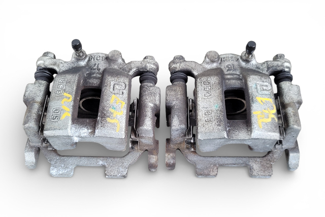 Infiniti Q50.14-22 Sedan Brake Caliper Rear Right/Left Set 44001-1AA0A, 44011-1AA0A, E075, OEM, 2014, 2015, 2016, 2017, 2018, 2019, 2020, 2021, 2022