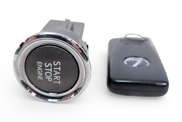 Lexus GS350 13-16 Push Button Power Starting Switch 89611-30120, E077, OEM, 2013, 2014, 2015, 2016