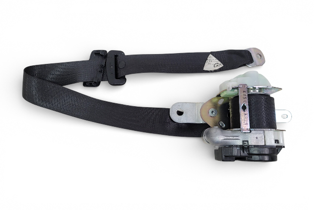 Lexus GS350 13-14 Rear Left Seat Belt Black, 73370-30340-C0, E077, OEM, 2013, 2014