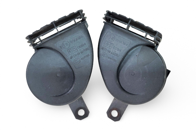 Lexus GS350 13-20 Low/High Note Horn Assembly Set, 86510-30790, E077, OEM, 2013, 2014, 2015, 2016, 2017, 2018, 2019, 2020