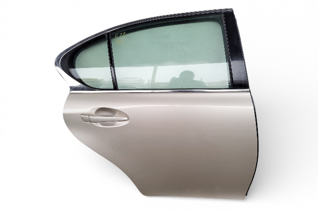 Lexus GS350 13-16 Rear Right/Passenger Side Door Assembly Metallic, 67003-30650, E077, OEM, 2013, 2014, 2015, 2016