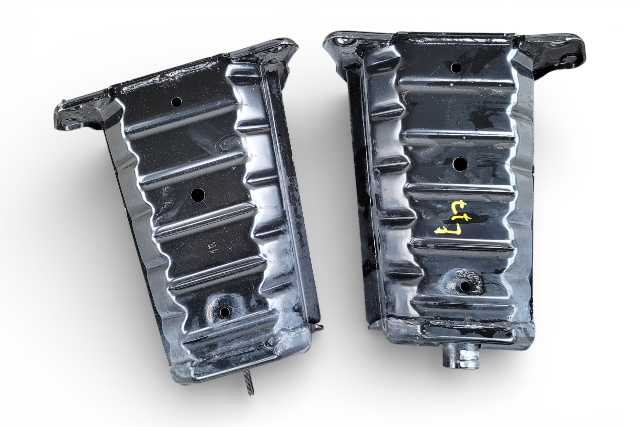 Lexus GS350 13-15 Front Bumper Reinforcement Brackets Mounts Set (2), E077, OEM, 2013, 2014, 2015