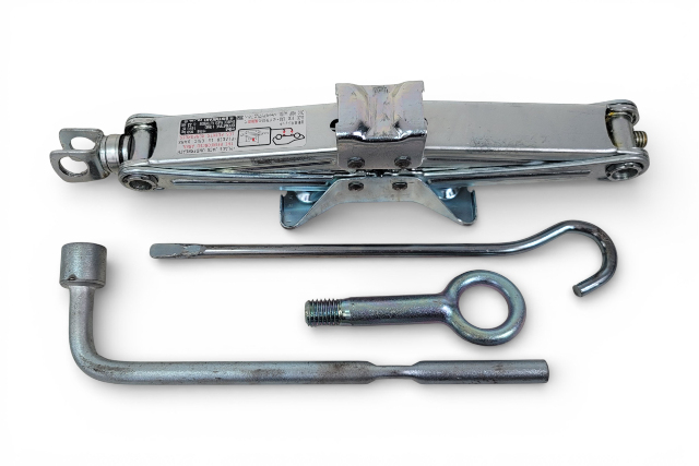 Honda CR-Z CRZ 11-16 Spare Tire Tool Kit Jack Set, 89310-S5A-013, E078, OEM, 2011, 2012, 2013, 2014, 2015, 2016