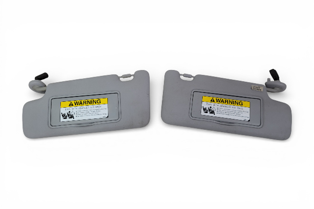 Honda CR-Z CRZ 11 Sun Shade Visor Left/Right Set Light Gray/Grey 83230-SZT-A11ZA, E078, OEM, 2011