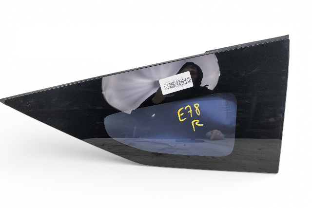 Honda CR-Z CRZ 11-16 Quarter Glass Window Right/Passenger, 73511-SZT-A01, E078, OEM, 2011, 2012, 2013, 2014, 2015, 2016