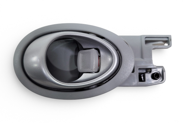 Honda CR-Z CRZ 11-12 Interior Door Handle, Left Gray/Silver 72160-SZT-003ZA, E078, OEM, 2011, 2012