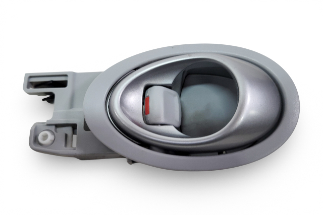 Honda CR-Z CRZ 11-12 Interior Door Handle, Right Gray/Silver 72120-SZT-003ZA, E078, OEM, 2011, 2012