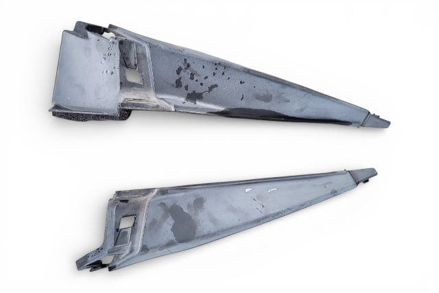 Honda CR-Z CRZ 11-16 Windshield Cowl Trim Molding Right/Left 74222-SZT-G00, 74212-SZT-G00, E078, OEM, 2011, 2012, 2013, 2014, 2015, 2016