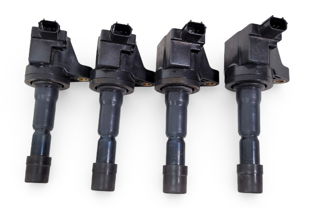 Honda CR-Z CRZ 11-16 Ignitor Ignition Coil Plug Set (4) 30520-RB0-S01, E078, OEM, 2011, 2012, 2013, 2014, 2015, 2016