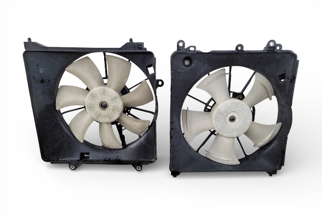 Honda CR-Z CRZ 11-16 A/C Radiator Cooling Fan Set w/ Shroud 38611-RBB-003, E078, OEM, 2011, 2012, 2013, 2014, 2015, 2016