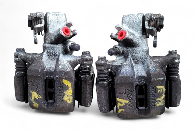 Honda CR-Z CRZ 11-15 Brake Caliper Rear Right/Left Set, 43019-SZT-G01, 43018-SZT-G01, E078, OEM, 2011, 2012, 2013, 2014, 2015