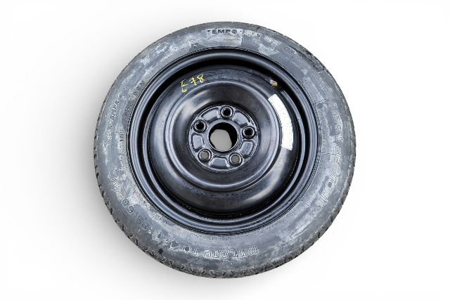 Honda CR-Z CRZ 11-15 Spare Tire Wheel Bridgestone T135/80D15, 42700-SNA-A51, E078, OEM, 2011, 2012, 2013, 2014, 2015