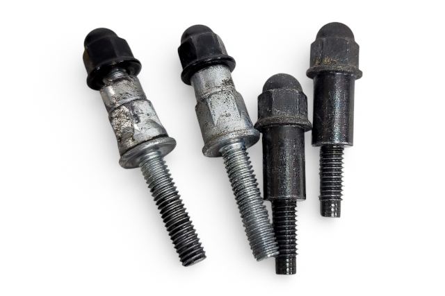 Honda Element 03-11 Engine Coil Cover Bolts BLK Cap, 90013-PNC-010, E079, OEM, 2003, 2004, 2005, 2006, 2007, 2008, 2009, 2010, 2011