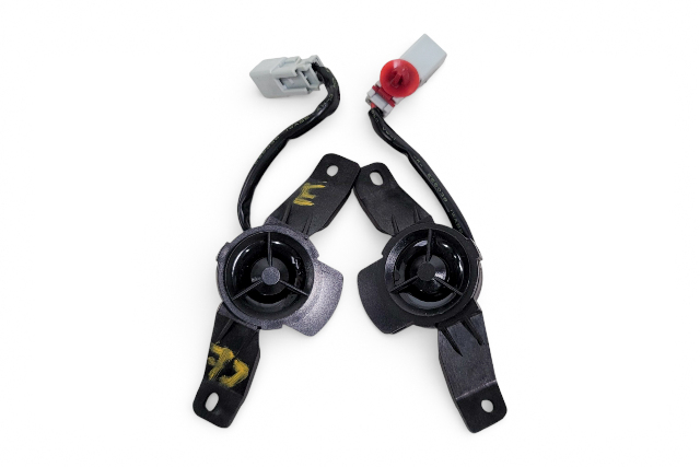 Honda Element 03-11 Front Right/Left Tweeter Speaker Set 39120-SCV-A11, E079, OEM, 2003, 2004, 2005, 2006, 2007, 2008, 2009, 2010, 2011
