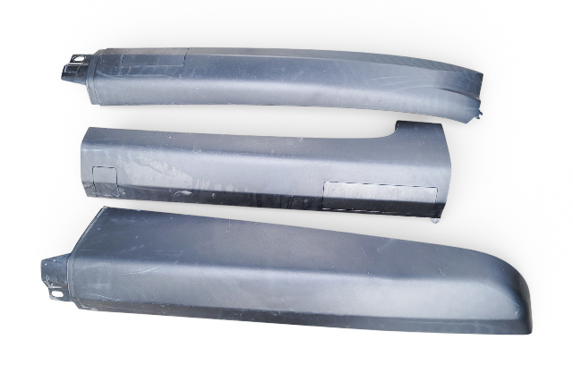 Honda Element 05-11 Roof Panel Molding Right/Passenger Set(3) Black 75235-SCV-A01ZC, E079, OEM, 2005, 2006, 2007, 2008, 2009, 2010, 2011