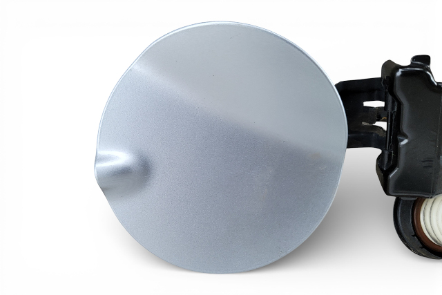 Honda Element 06-08 Fuel Filler Gas Cap Lid Silver 74420-SCV-A20ZZ, E079, OEM, 2006, 2007, 2008