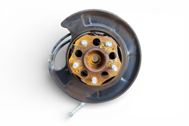 Honda Element 07-11 Knuckle Spindle Hub Rear Left/Driver, 52215-SCV-A70, E079, OEM, 2007, 2008, 2009, 2010, 2011