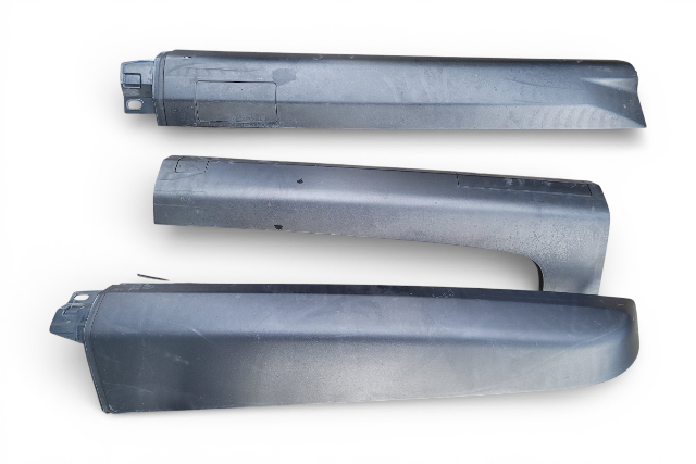 Honda Element 05-11 Roof Panel Molding Left/Driver Set(3) Black Textured 75220-SCV-A01ZC, E079, OEM, 2005, 2006, 2007, 2008, 2009, 2010, 2011