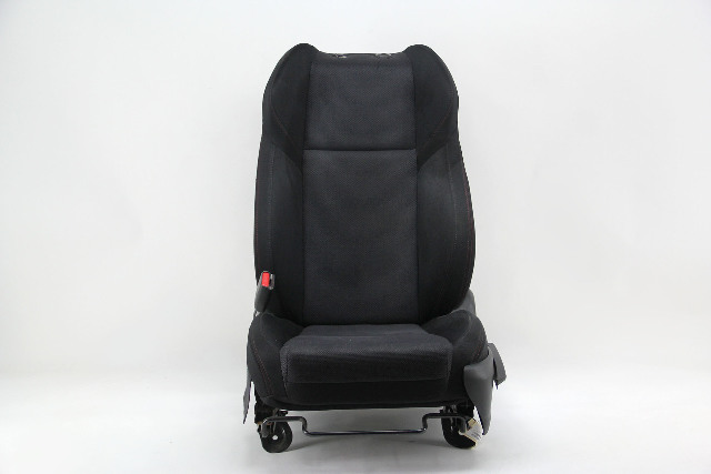 Subaru WRX 15-17 Front Seat Left/Driver Black Red Stich, A664, OEM, 2015, 2016, 2017