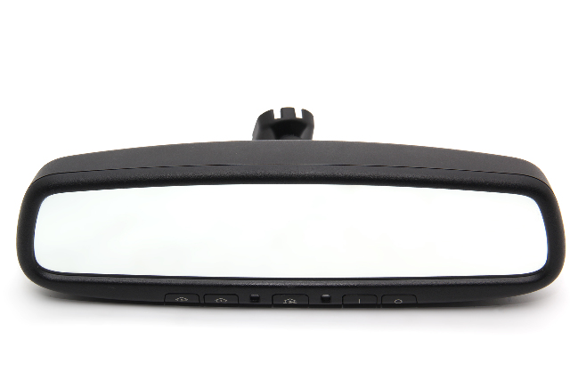 Infiniti G35 03-06 Nissan 350Z 96321-7Y900 Interior Rear View Mirror W/ Homelink Auto, A585, OEM, 2003, 2004, 2005, 2006
