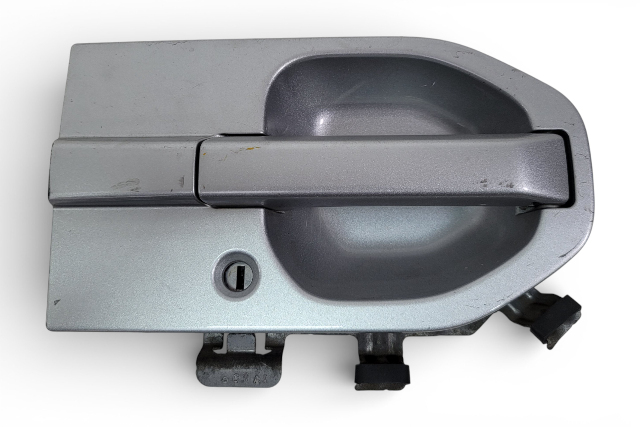 Honda Element 06-10 Exterior Door Handle Front Right/Passenger Silver Metallic, 72140-SCV-A11ZD, E079, OEM, 2006, 2007, 2008, 2009, 2010