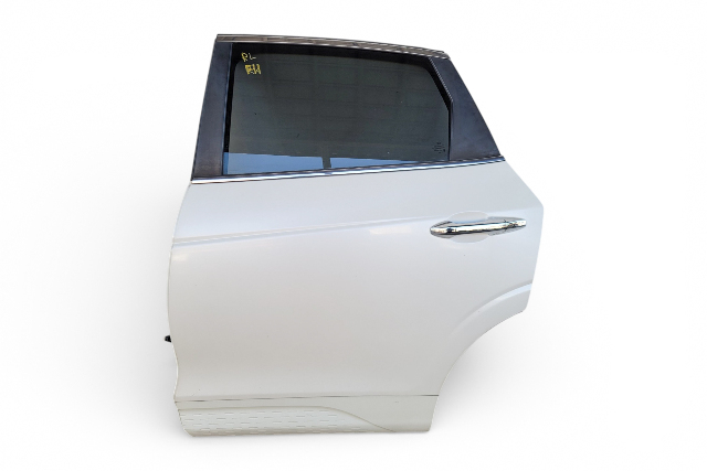 2010-2015 Honda Crosstour Door Rear Left/Driver White, 67550-TP6-A90ZZ, F011, OEM, 2010, 2011, 2012, 2013, 2014, 2015