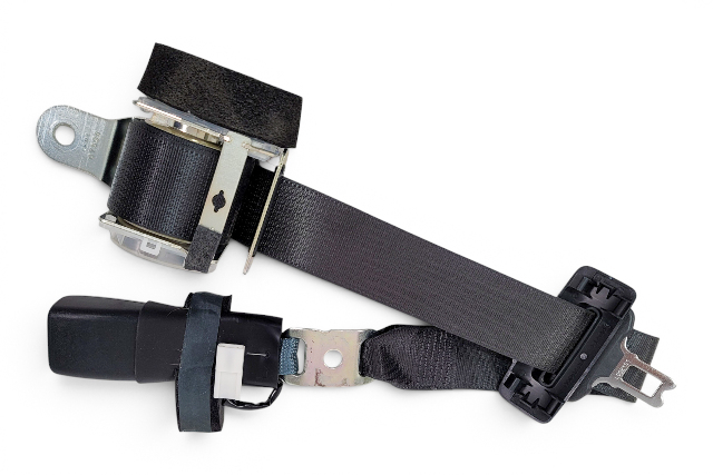 2013-2020 Lexus GS350 Rear Center Seatbelt Seat Belt Black, 73480-30291-C1, F033, OEM, 2013, 2014, 2015, 2016, 2017, 2018, 2019, 2020