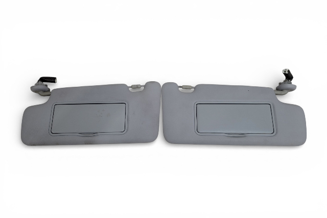 Honda CR-Z CRZ 12-16 Sun Shade Visor Left/Right Set Gray/Grey, F001, OEM, 2012, 2013, 2014, 2015, 2016