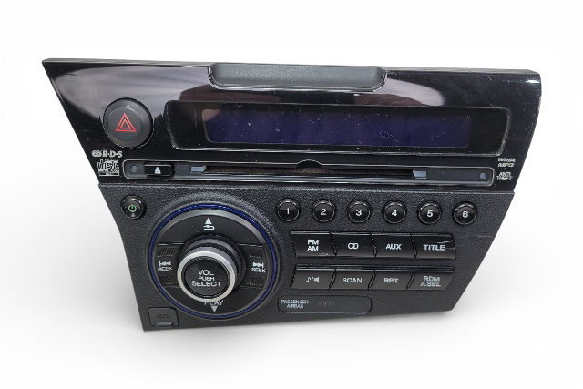 Honda CR-Z CRZ 11-12 CD Player Radio AUX Audio Control 39100-SZT-305, F001, OEM, 2011, 2012