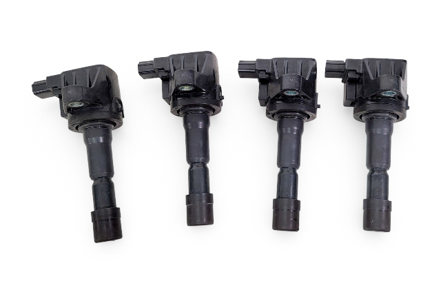Honda CR-Z CRZ 11-16 Ignitor Ignition Coil Plug Set (4) 30520-RB0-S01, F001, OEM, 2011, 2012, 2013, 2014, 2015, 2016