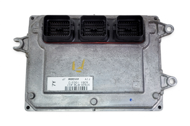 Honda CR-Z CRZ 11-12 Engine Control Unit Computer ECU AT 37820-RTW-A58, F001, OEM, 2011 2012