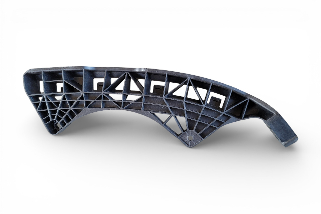 Honda CR-Z CRZ 11-15 Headlight Lamp Bumper Bracket Beam Left/Driver, F001, OEM, 2011, 2012, 2013, 2014, 2015