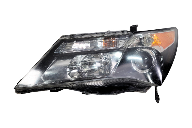 Acura MDX 10-13 Headlight Head Lamp Left/Driver w/Adaptive Headlight HID 33151-STX-A31, F003, OEM, 2010, 2011, 2012, 2013