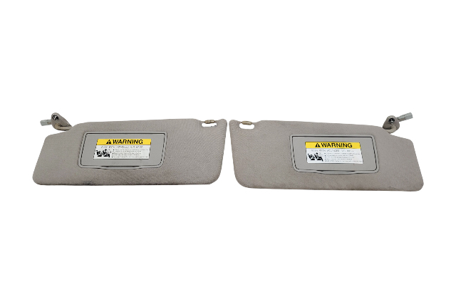 Acura MDX 10-13 Sun Visor Sunvisor, Right/Left Set Grey, 83230-STX-A02ZC, 83280-STX-A02ZC, F003, OEM, 2010, 2011, 2012, 2013