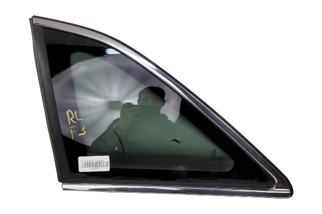 Acura MDX 10-13 Quarter Glass Left/Driver Side 73550-STX-A02, F003, OEM, 2010, 2011, 2012, 2013