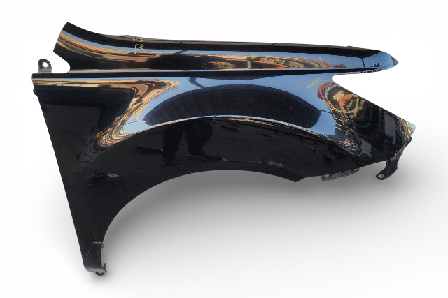 Acura MDX 07-13 Fender Assembly Front Right/Passenger Black, 60210-STX-A90ZZ, F003, OEM, 2007, 2008, 2009, 2010, 2011, 2012, 2013
