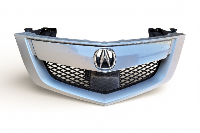 Acura MDX 10-13 Front Upper Grille Grill w/Emblem 75125-STX-A01, F003, OEM, 2010, 2011, 2012, 2013