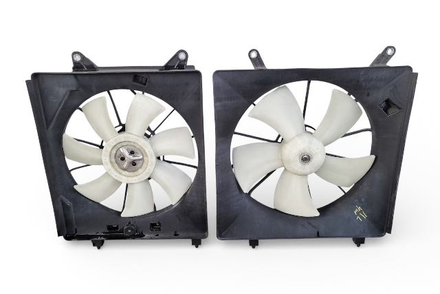 Honda Element 03-11 Radiator/Condenser Cooling Fan w/Motor Shroud Set, F005, OEM, 2003, 2004, 2005, 2006, 2007, 2008, 2009, 2010, 2011
