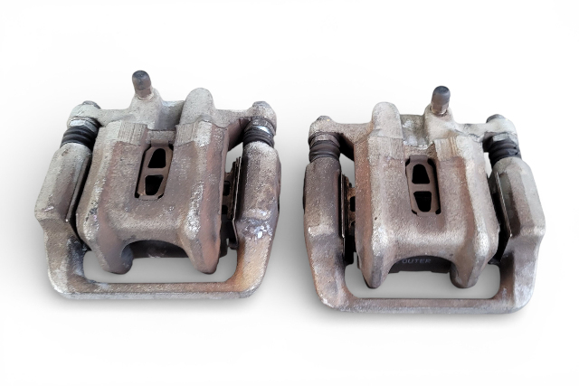 Honda Element 03-11 Brake Caliper Assembly Set, Rear Right/Left 43018-SEP-A00, F005, OEM, 2003, 2004, 2005, 2006, 2007, 2008, 2009, 2010, 2011