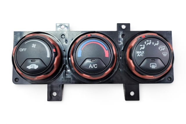 Honda Element 07-08 SC AC Climate Control Panel w/ Knobs Copper 79600-SCV-A01ZD, F005, OEM, 2007, 2008