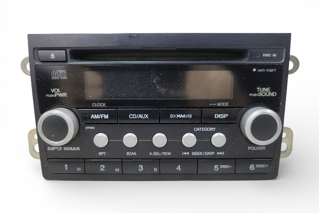 Honda Element 07-11 CD Player Radio AUX Audio Control 39100-SCV-307, F005, OEM, 2007, 2008, 2009, 2010, 2011