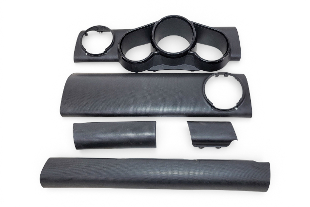 Honda Element 07-10 Instrument Speedometer Bezel Panel Trim Set(4), 77105-SCV-A01ZD, F005, OEM, 2007, 2008, 2009, 2010