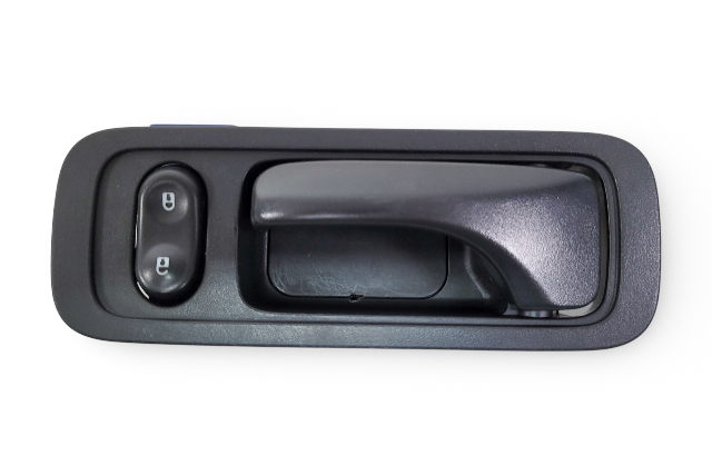 Honda Element 03-10 Interior Door Handle Front Left, Black 72165-SCV-A01ZA, F005, OEM, 2003, 2004, 2005, 2006, 2007, 2008, 2009, 2010