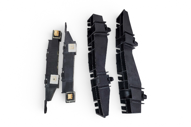 Acura TL 04-08 Rear Left/Driver and Right/Passenger Bumper Retainer Bracket Set, 71593-SEP-A00, F006, OEM, 2004, 2005, 2006, 2007, 2008