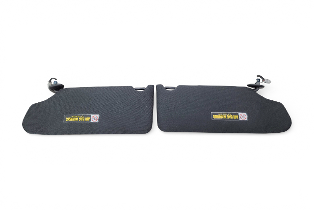 Acura TL 07-08 Sun Visor Sunvisor Left/Right Set Black, 83280-SEP-A02ZE, F006, OEM, 2007, 2008