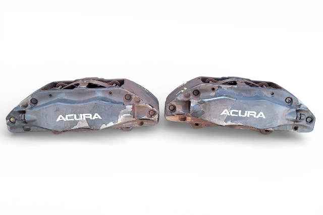 Acura TL 04-08 Type-S Front Left & Right Set Brembo Brake Calipers, F006, OEM, 2004, 2005, 2006, 2007, 2008