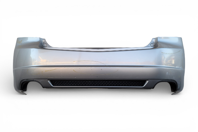 Acura TL 07-08 Type-S, Rear Bumper Cover, Silver Metallic, 04715-SEP-A70ZZ, F006, OEM, 2007, 2008